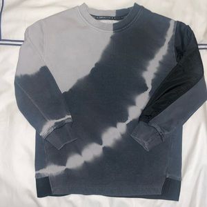 Zara kids tie-dye crewneck sweatshirt size 7
